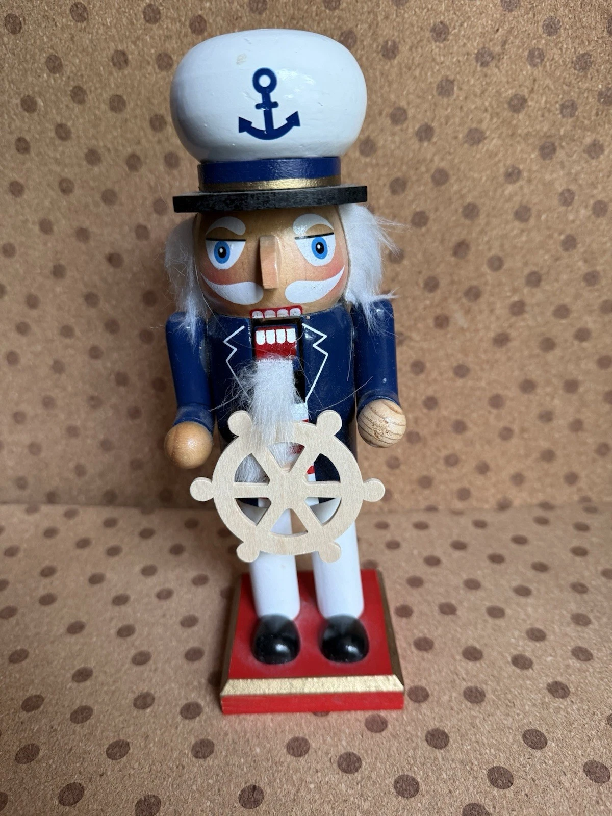Sea Captain Nutcracker 9” Decorative Nutcracker