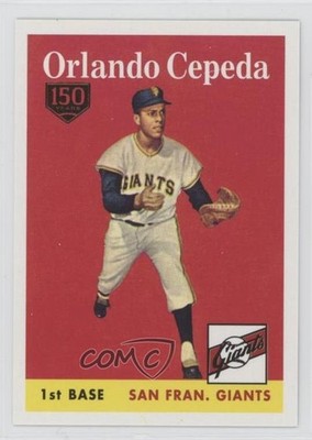 2019 Update Iconic Card Reprints 150th Anniversary 86/150 Orlando Cepeda HOF 6k2