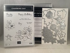 CHARMING DAY Stamp Set Dies Stampin Up Flower Birthday Thanks 2605