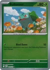Bulbasaur 001/132 - ME01: Mega Evolution - Reverse Holo Pokemon Card - NM