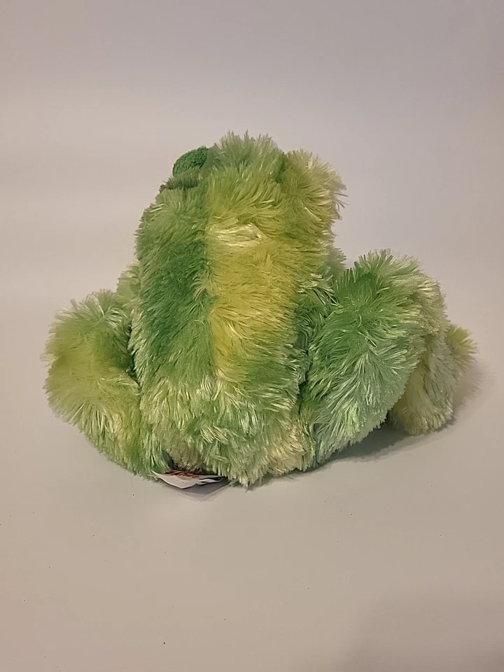 Ganz Webkinz Tie Dye Frog Green Stuffed Animal HM162 Plush Toy No Code - Image 3 of 4