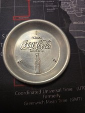 1960s Coca-Cola Metal Coaster