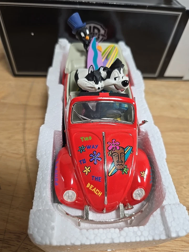 ERTL Warner Bros 1948 年大众 Pepe Pepe Le Pew Penelope 花花公子企鹅压铸汽车 — 第 3/4 张图片