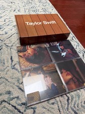 Taylor Swift Midnights CD Clock + 4 SIGNED MIDNIGHTS CD SET  - RARE MERCH GIFT