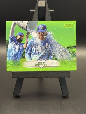 2025 Topps Stadium Club - Bobby Witt Jr. #6 - Lime Green Foil - Royals