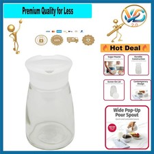 Everyday Sugar Pourer Glass Dispenser 12oz Modern Kitchenware