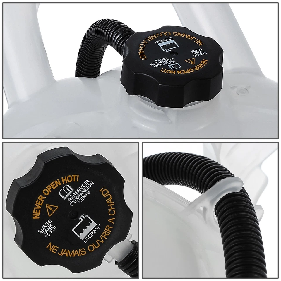 PARA 06-16 CHEVY EXPRESS GMC SAVANA 2500-4500 6.6T DEPÓSITO DE DESBORDAMIENTO DE REFRIGERANTE + TAPA Foto 2 de 4