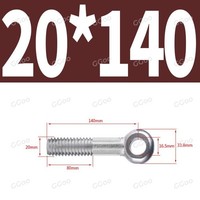 M5 M6 M8 Bulloni Occhielli Anelli Viti Vite Occhiello DIN444 A2 - Foto 9