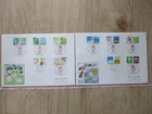 Japan Stamp First Day Cover Greetings Summer 2 Covers Large format 2022