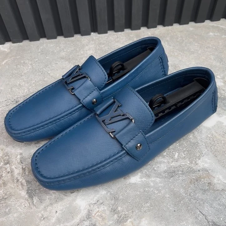 Louis Vuitton Moccasin Blue Casual Shoes for Men for sale | eBay