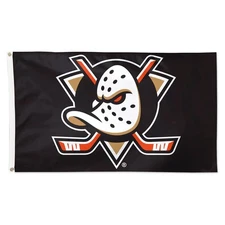 Anaheim Hockey Team Black Memorable Flag 3x5 ft Ducks Wall Good Banner