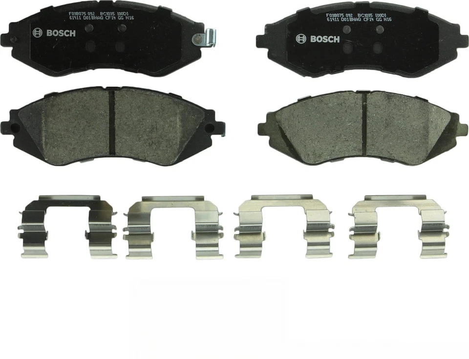 Pastillas de freno delanteras BOSCH para Chevrolet Aveo 2004-2011 BC1035 Foto 2 de 2