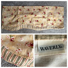 WAVERLY DOUBLE LAYER FLORAL W/ STRIPE COTTON ...