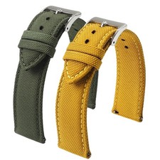 Sailcloth Nylon Watch Strap Quick Release Waterproof Men Wristband 18 20 22 24mm
