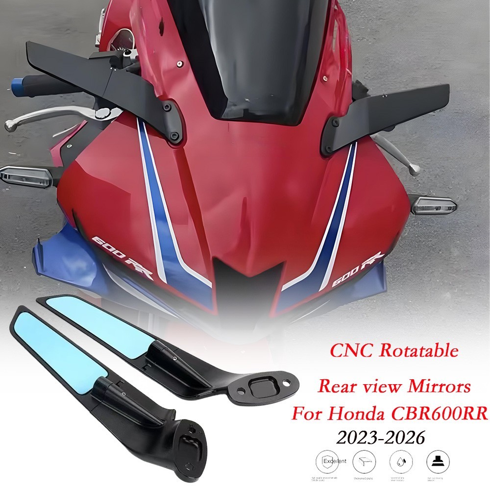 CNC Rotatable Rear view Mirrors For Honda CBR600RR CBR 600 RR