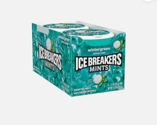 Ice Breakers Wintergreen Sugar Free Mints Tins, 1.5 Oz 8 Count 