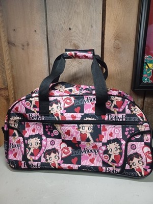 Adorable Pink BETTY BOOP Rolling Suitcase Carry On Bag