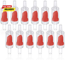 Aquarium Air Pump Check Valve 12PCS Fish Tank One Way Non-Return Check Valve Air