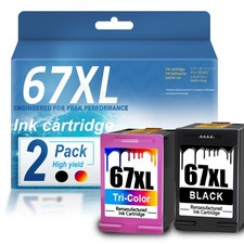 67xl Ink Cartridge Combo 67 Ink for HP Deskjet 2700 2700e 2755e 2721e 2855e 1255