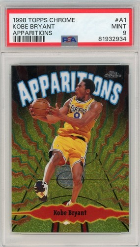 Kobe Bryant #A1 1998 Topps Apparitions card