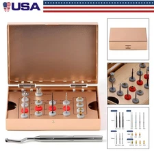 Dental Universal Implant Removal Kit Golden Box Broken Screws Extract Tool Set