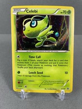 CELEBI 2017 POKEMON Black Star Promo COSMOS #XY187 - Weird Skull Holo NM/LP