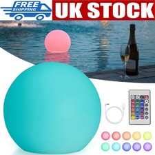 LED Ball Light Sphere Lamp Color Changing Mood Light with Remote for In/Outdoor