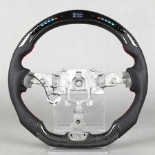 Real Carbon Fiber Led Steering Wheel Fit Mazda Rx-8 08-10 Cx-7 07-09 Mx-5 06-15 Real Carbon Fiber Led Steering Wheel Fit Mazda Rx-8 08-10 Cx-7 07-09 Mx-5 06-15
