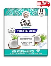 Non-Slip Dry Whitening Strips  GuruNanda 7-Day Bright Smile Treatment