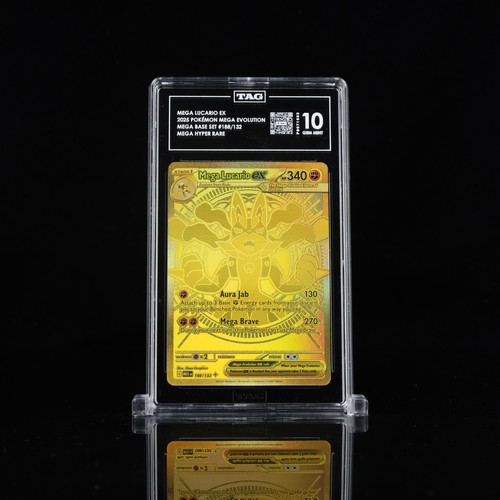 Mega Lucario ex graded TAG 10 for sale on eBay
