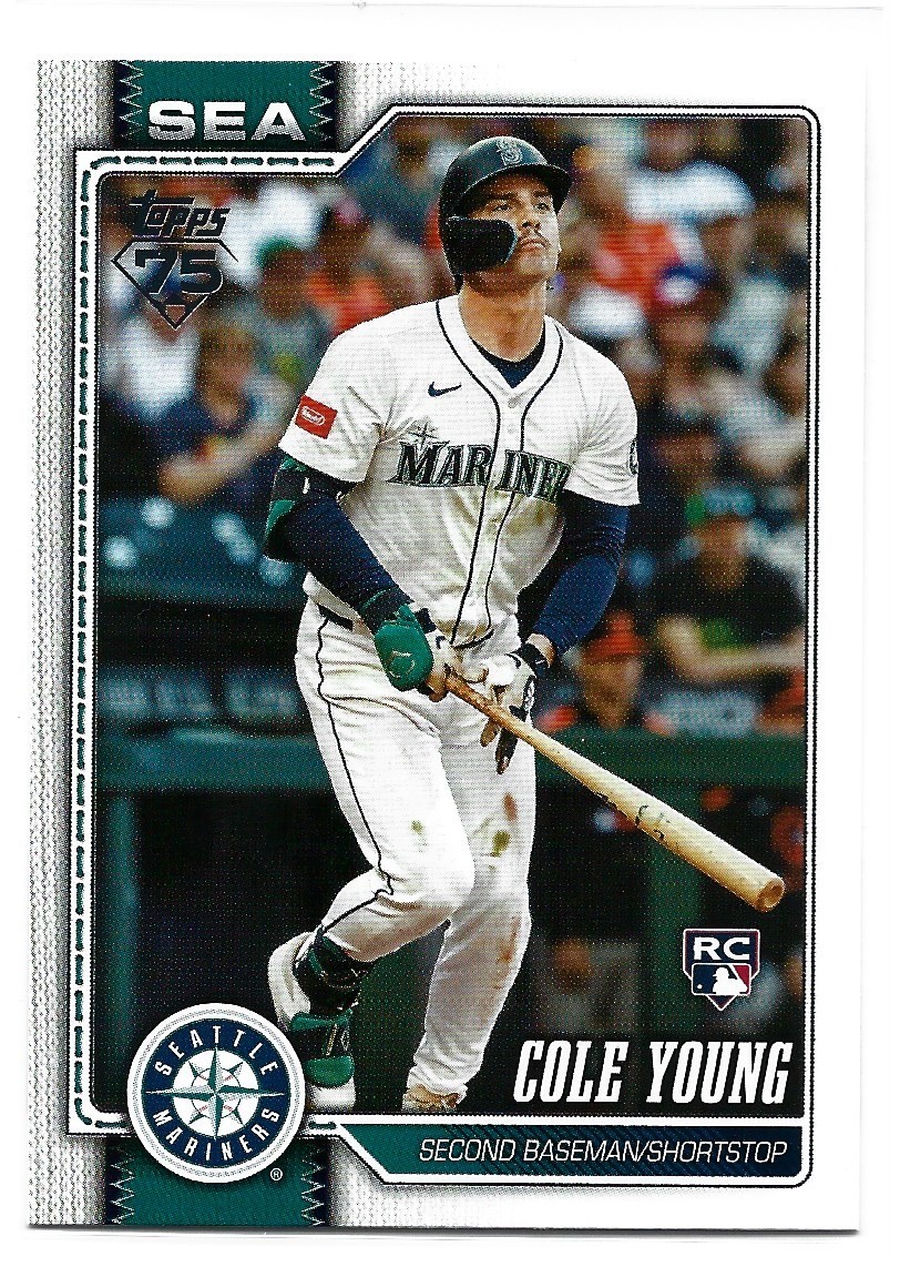 Cole Young Rookie 2026 Topps Series 1 #129 Seattle Mariners
