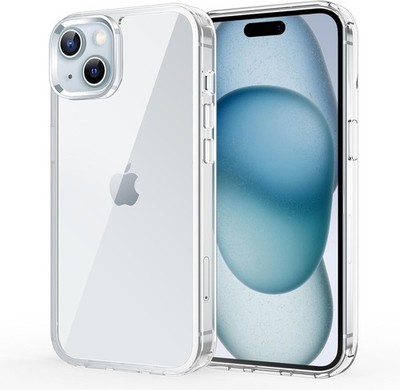iCatchy für iPhone 15 Plus Hülle 6,7 Zoll, Stoßfest Bumper Handyhülle, Anti-Ye