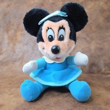 Vintage Disney Mickeys Christmas Carol Plush Minnie Mouse 6 Inches