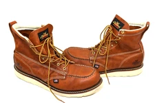 Thorogood American Heritage 6" Steel Toe Moc-Toe Boots 13 D Men's  804-4200