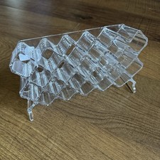 NEW Bino Acrylic Lipstick Holder Organizer Shelf Rack Display Clear 27 Spots
