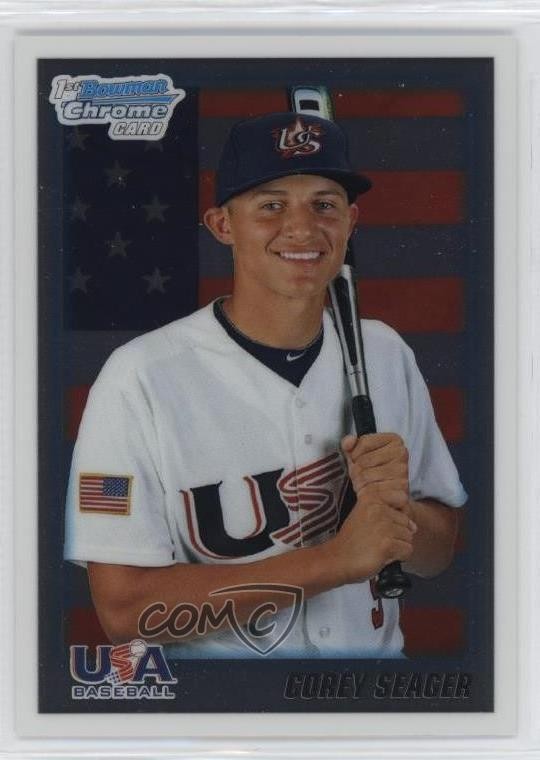 2010 Bowman Draft Chrome Draft Picks Corey Seager #BDPP108 t5p