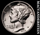 1942-D Silver Mercury Dime-Choice Gem Brilliant Unc +++ FSB No Reserve #G7518