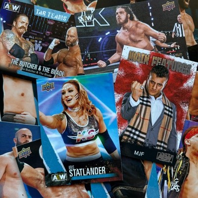 AEW All Elite Wrestling Upper Deck 2021 Pick Your Base Cards & Inserts #1-100