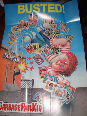 1986 GARBAGE PAIL KIDS poster GPK #18 BUSTED approx size 12