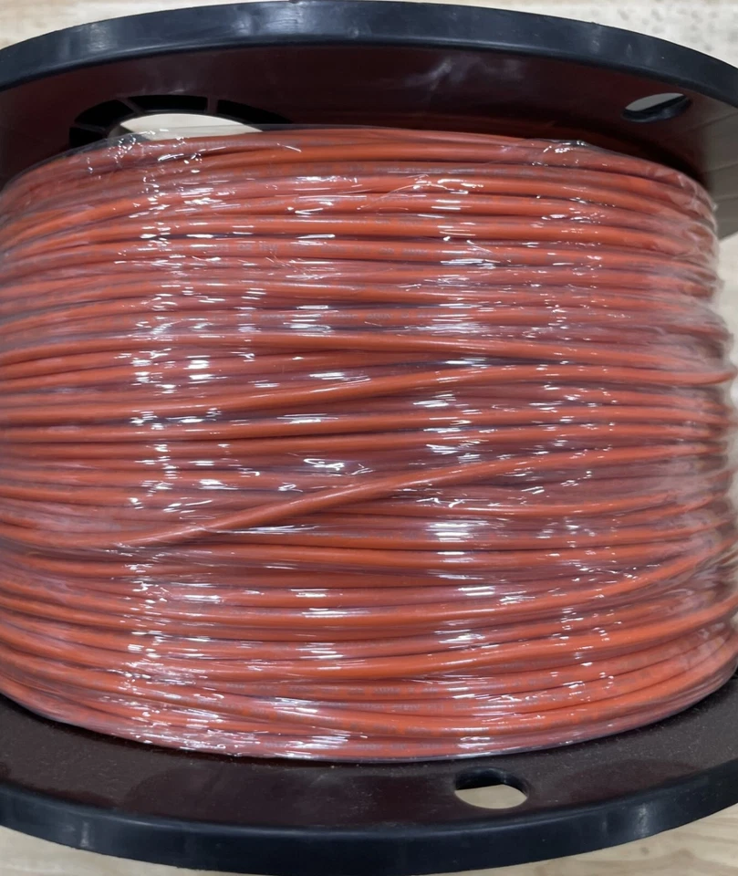 Alambre de conexión Anixter UL1015-1441-3 UL1015, 14 AWG, 41/30, 600 V, TC, 1000' naranja Foto 3 de 4