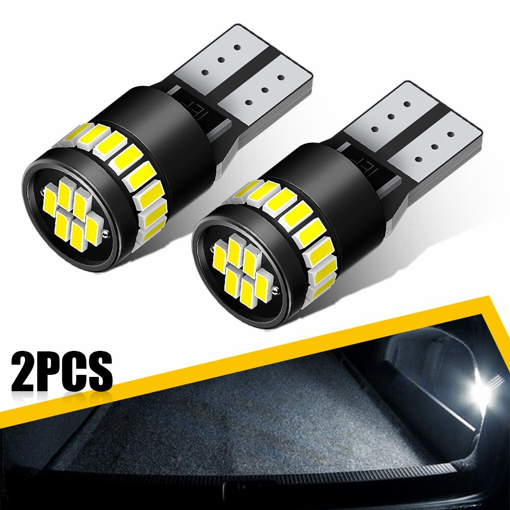 AUXITO 2x T10 LED License Plate Light Bulbs Super Bright White 168 2825 194 W5W