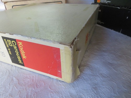 Lot of 7 Kodak Carousel Transvue 80 Slide Trays 4 Have Original Box - Picture 5 of 17