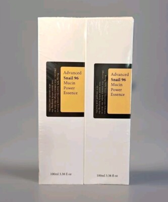 2 Pack** Advanced Snail 96 Mucin Power Essence 100ml, 3.38 oz. EACH!