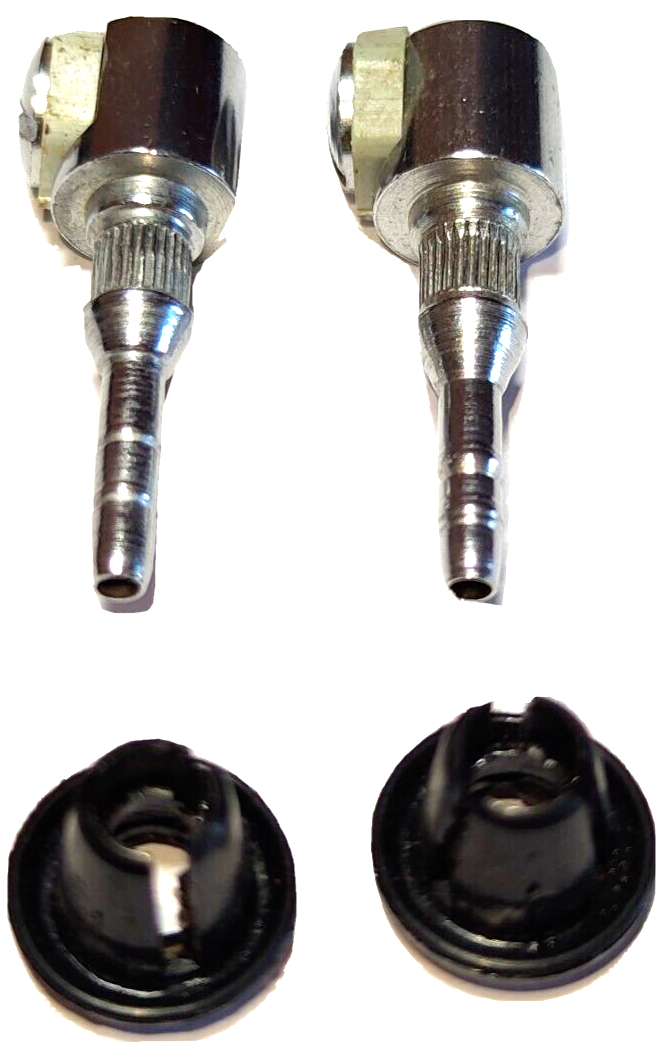 2xWasher Jet Nozzle Lada Niva CHROME 2101-5208062 2101-5208084