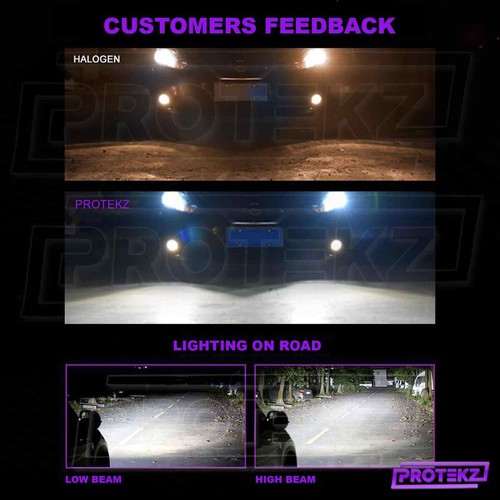 LED HID Headlight kit Protekz 9007 HB5 Bulbs for 1997-2006 Mercury Mountaineer - 第 11/12 張圖片