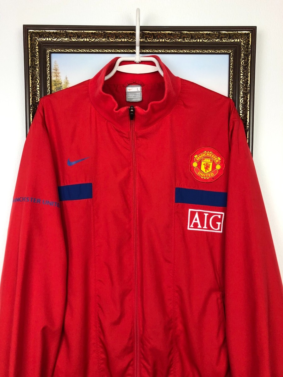 Vintage Nike Manchester United Football Jacket Soccer Track Top