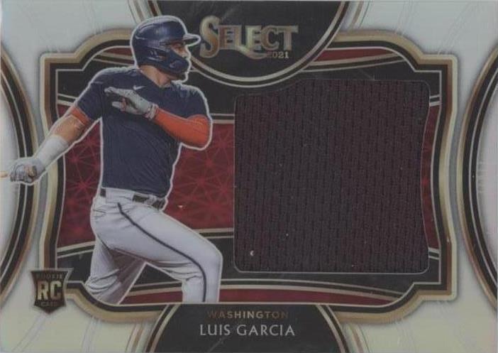 Horizontal Rookie Card 2021 Panini Select - Horizontal Rookie Jumbo Swatches Luis Garcia #HRJS ...