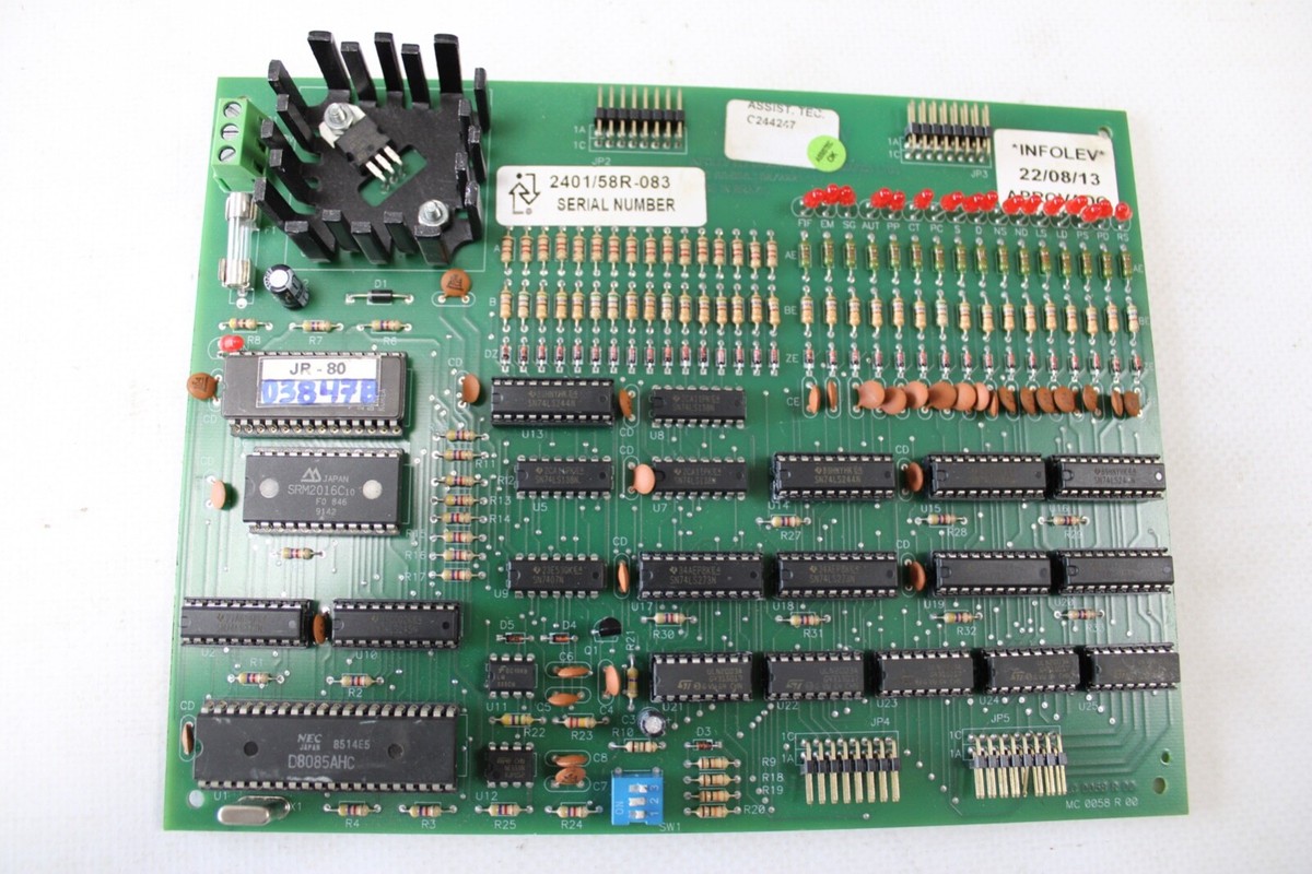 INFOLEV PLACA JR-80 3000/5800-044 2401/58R-083 CIRCUIT BOARD | eBay