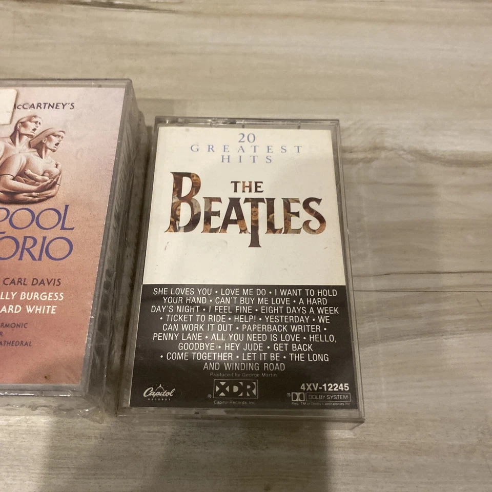 Paul McCartney Liverpool Oratorio 2 CASSETTE Tape Set NEW + Beatles Greatest LOT - Image 3 of 4