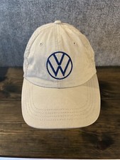 Volkswagen VW Patch Baseball Hat Ball Cap Tan VW of Sarasota Embroidered